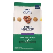 Natural Balance Lamb Meal & Brown Rice Large Breed Bites' Dry Dog Formula 26 Lb