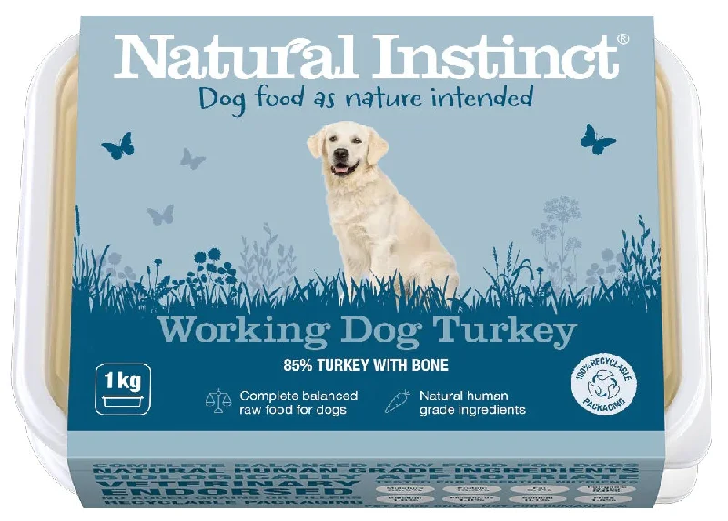 Natural Instinct Natural Working Dog Turkey 1kg