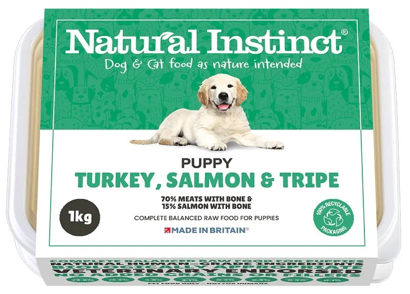 Natural Instincts Puppy Turkey, Salmon & Tripe 1kg