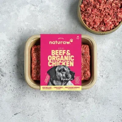 Naturaw Working Dog Beef & Organic Chicken 500gm