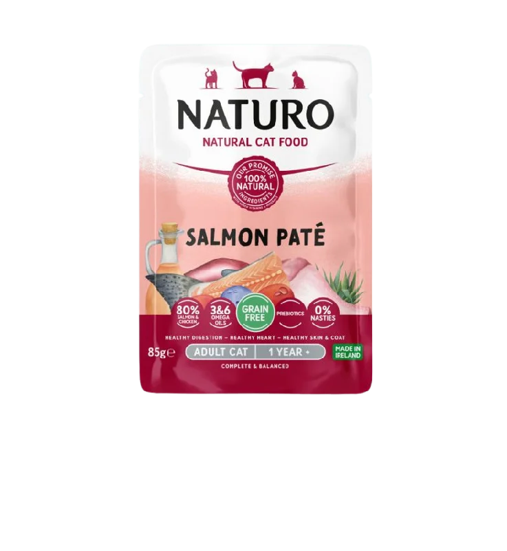 Naturo Adult Cat Salmon Paté Pouch 85g