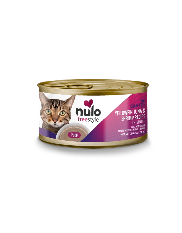 Nulo Freestyle Cat Pate Grain Free Yellowfin Tuna & Shrimp 2.8oz