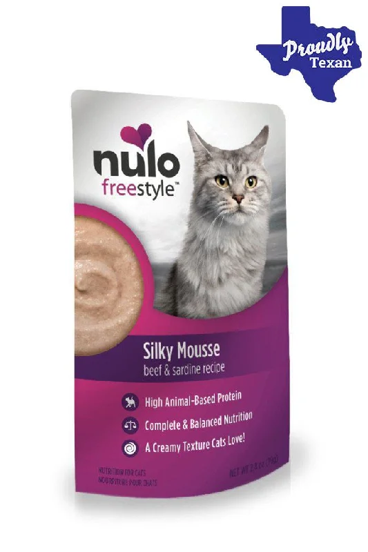 Nulo Freestyle Silky Mousse Beef & Sardine Wet Cat Food