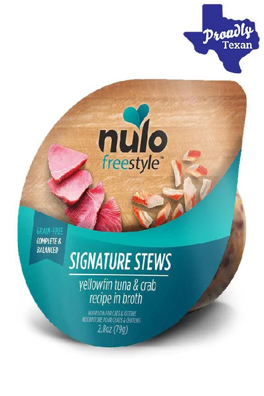 Nulo FreeStyle Yellowfin Tuna and Crab Stew Cat Wet Food Cups