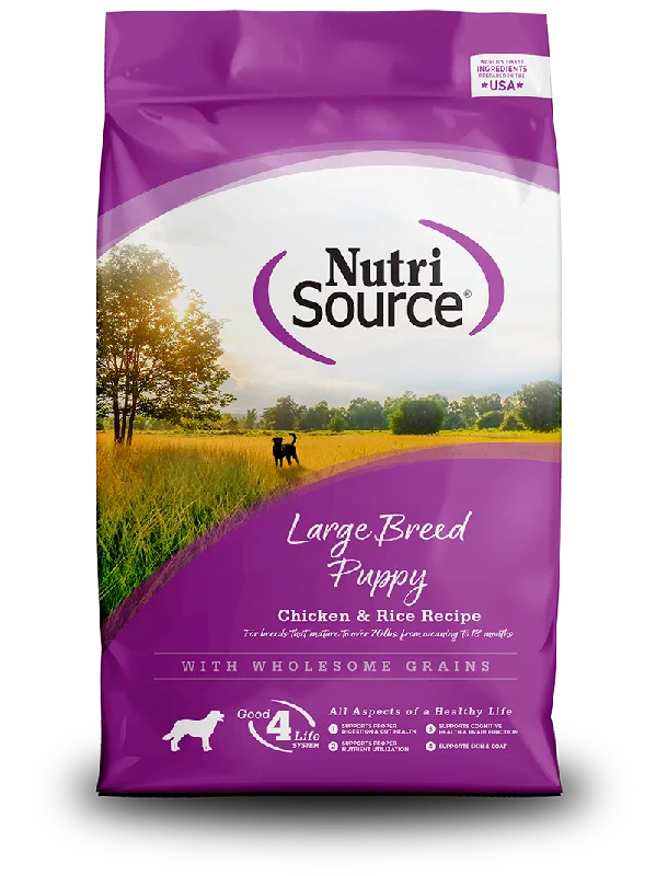 NutriSource Dog Large Breed Puppy Chicken & Rice Formula