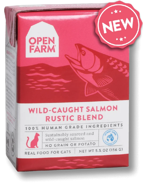 Open Farm Canned Cat Salmon GF 5.5oz