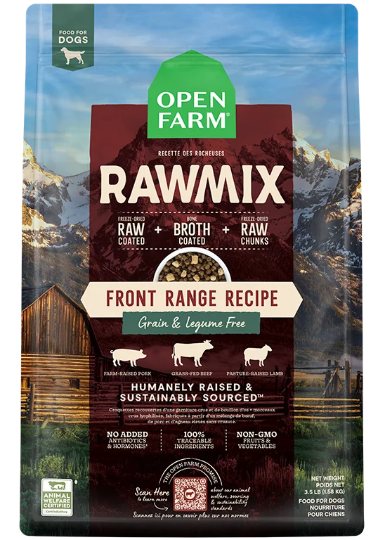 Open Farm RAWMIX Front Range Grain Free Recipe for Dogs