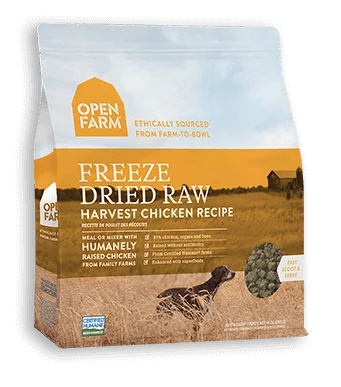 Open Farm Harvest Chicken Freeze Dried Raw Dog Food