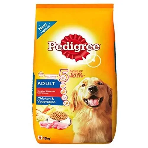 Pedigree Adult Dry Dog Food, Chicken & Vegetables – 15 kg Pack