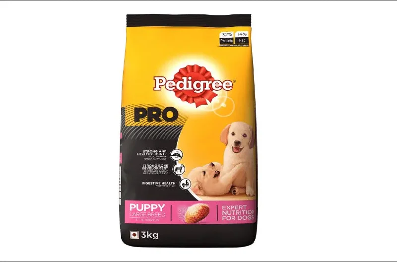 Pedigree Pro Expert Nutrition Dry Food for Large Breed Puppy Dogs, 3 kg