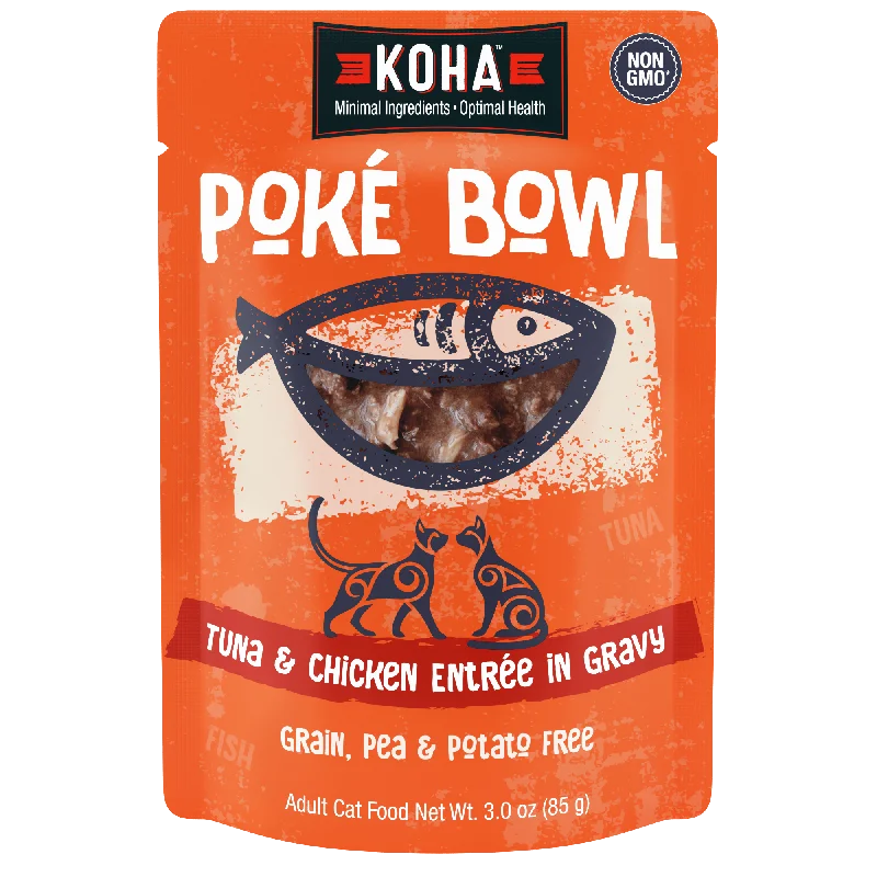 Poké Bowl Tuna & Chicken Entrée in Gravy for Cats