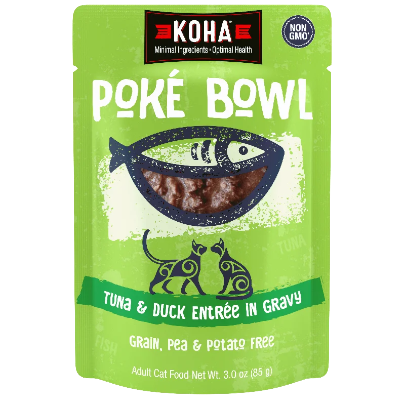 Poké Bowl Tuna & Duck Entrée in Gravy for Cats