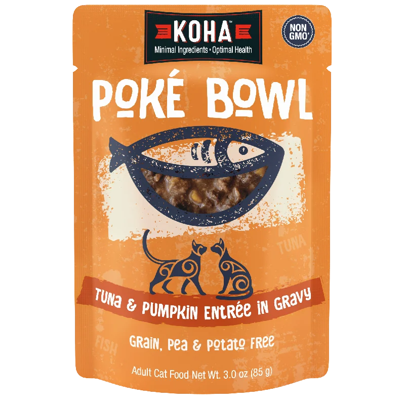 Poké Bowl Tuna & Pumpkin Entrée in Gravy for Cats