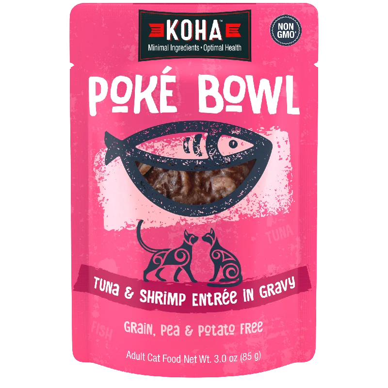 Poké Bowl Tuna & Shrimp Entrée in Gravy for Cats