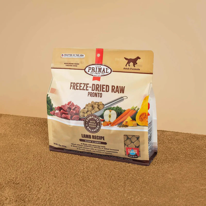 Primal Dog - Freeze Dried Raw - Pronto - Lamb