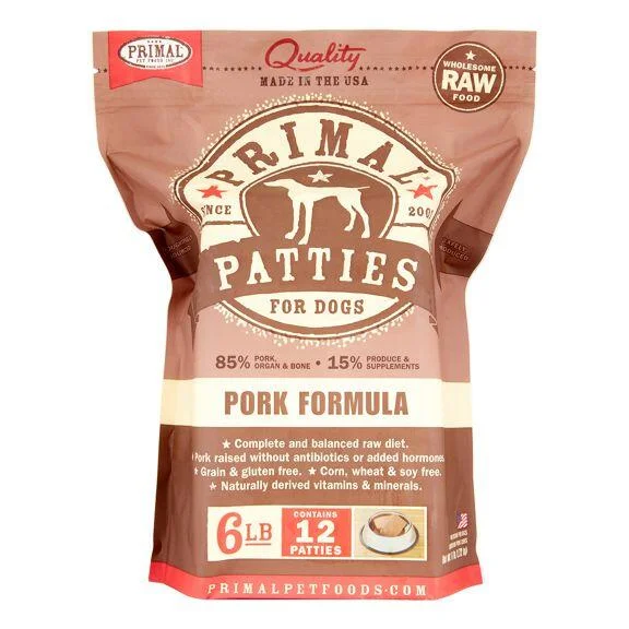 Primal Dog - Patties - Pork