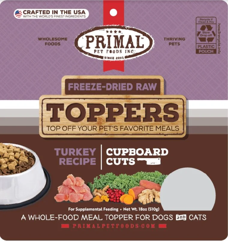 Primal - Freeze Dried Toppers - Cupboard Cuts - Turkey