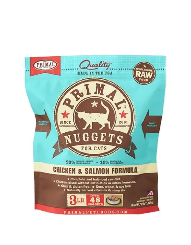 Primal Raw Cat Food Chicken & Salmon Formula 3lb