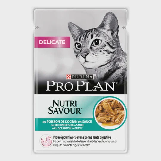 Pro Plan Delicate Cat Wet Food - Ocean Fish - 85g Sachet