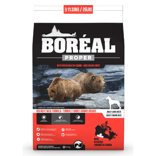 Proper Large Breed Red Meat - Low Carb Grains - Dry Dog Food - BORÉAL