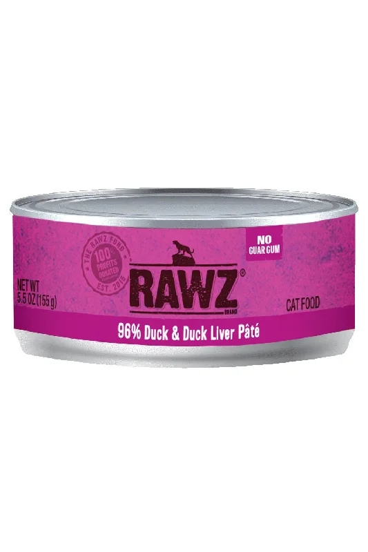 Rawz 96% Duck & Liver Wet Cat Food