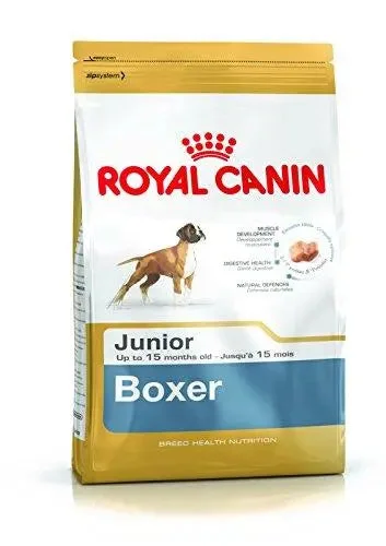 Royal Canin breed health nutriton Boxer 3kg Junior dog food