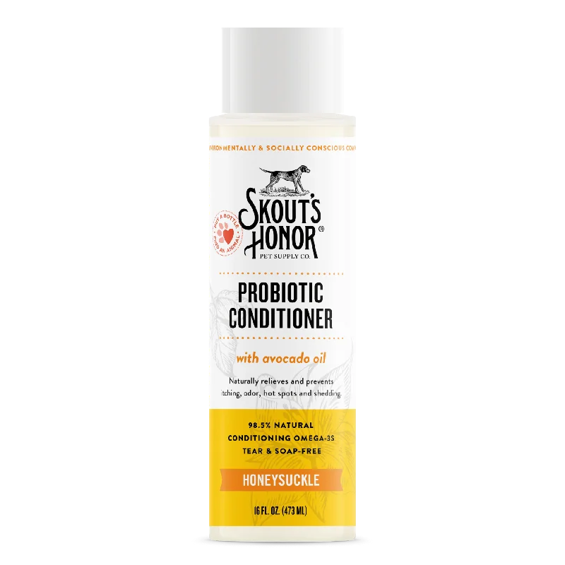 Skout's Honor Probiotic Conditioner Honeysuckle For Dogs & Cats