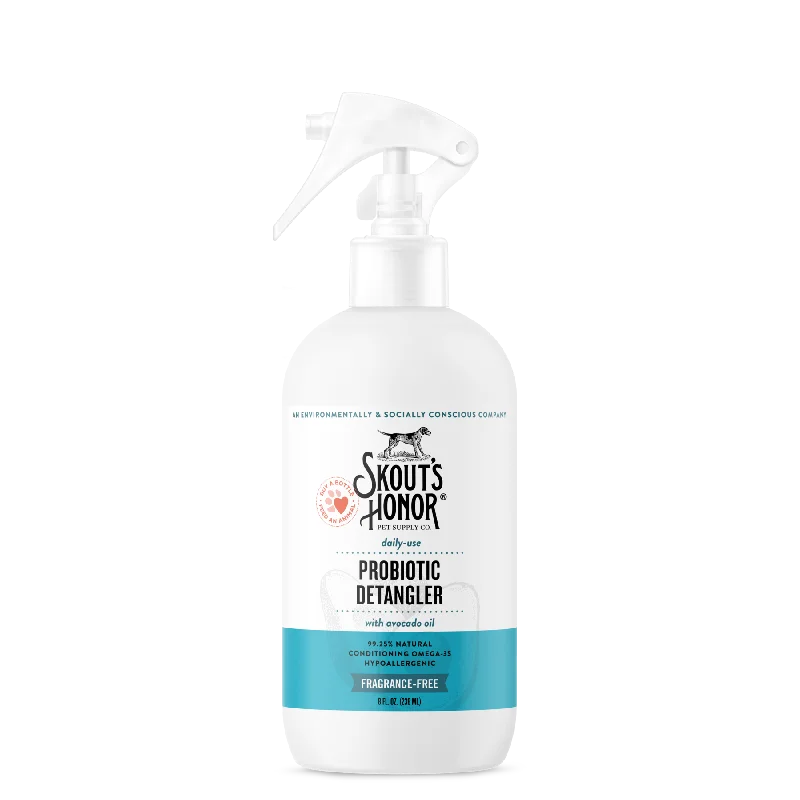 Skout's Honor Probiotic Detangler Spray Unscented For Dogs & Cats