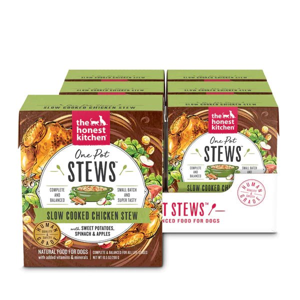 Slow Cooked Chicken One Pot Stew - Wet Dog Food - The Honest Kitchen