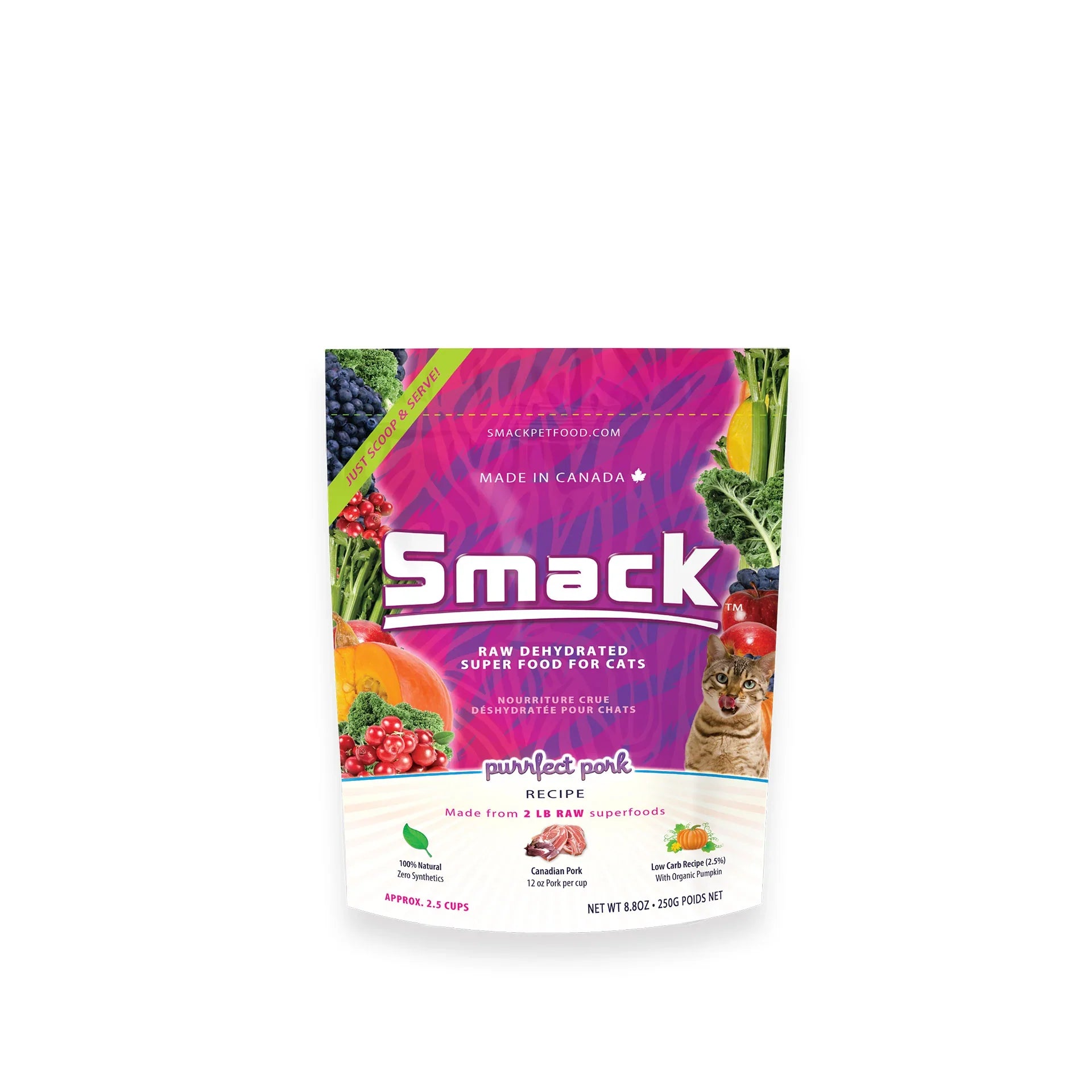 Smack Purrfect Pork Cat Food