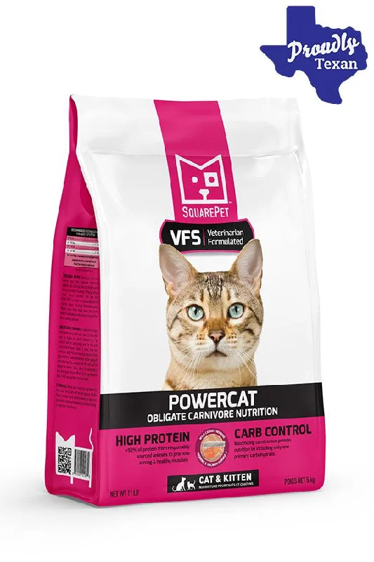 SquarePet PowerCat Herring and Salmon Dry Cat Food