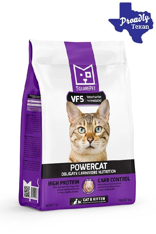 SquarePet PowerCat Turkey and Chicken Dry Cat Food