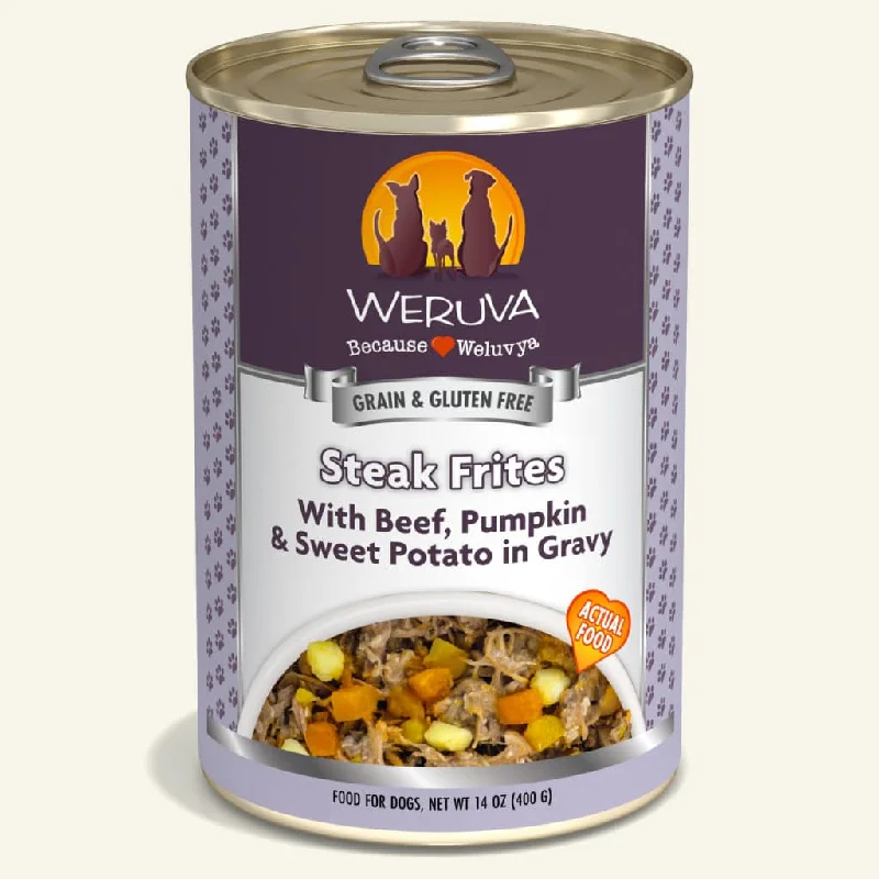 Steak Frites 12/14 oz  Wet dog food - Weruva