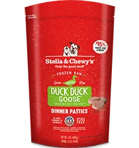 Stella & Chewy's Frozen Dog Duck Goose Patties