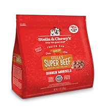 Stella & Chewy's Frozen Dog Super Beef Morsels 4lb