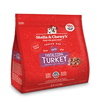 Stella & Chewy's Frozen Dog Tantalizing Turkey Morsels 4lb