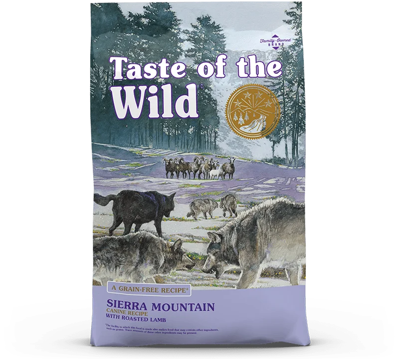 Taste Of The Wild Sierra Mountain Roasted Lamb Grain Free Canine