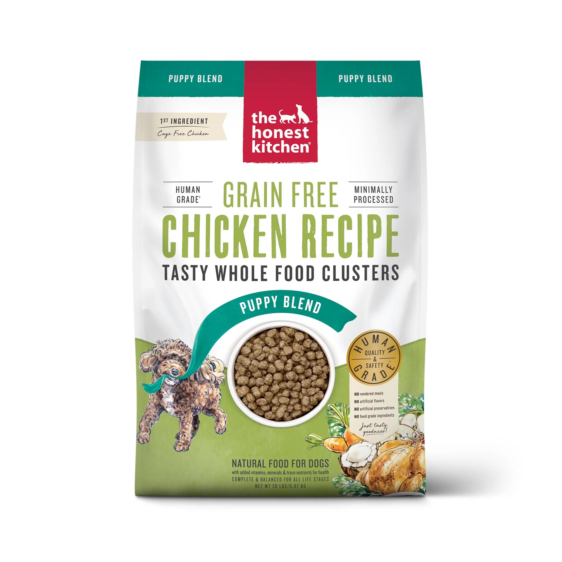 The Honest Kitchen - Whole Food Cluster - Grain Free - Puppy Dog Food