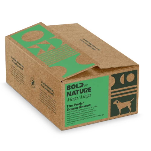 The Pack: Mega Variety - Frozen Raw Dog Food - Bold By Nature