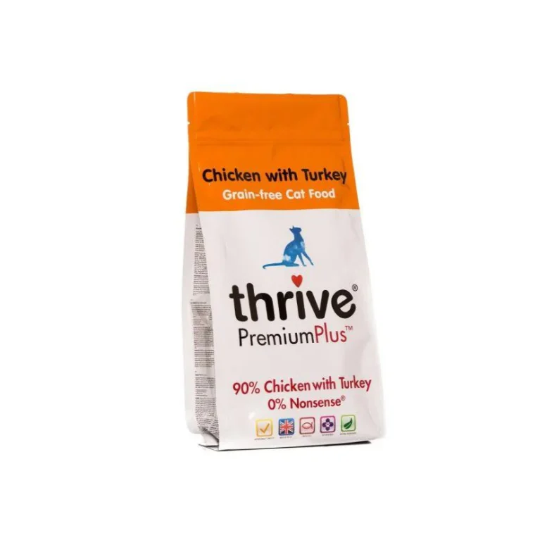 Thrive Cat Chicken with Turkey Dry Food - 1.5kg (Near Expiry)