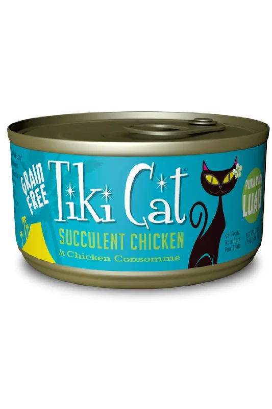 Tiki Cat Succulent Chicken in Chicken Consomme Cat Food Can, 2.8 oz