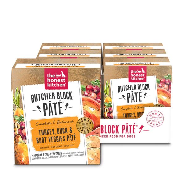 Turkey, Duck & Root Veggie Butcher Block Pâté - Wet Dog Food - The Honest Kitchen