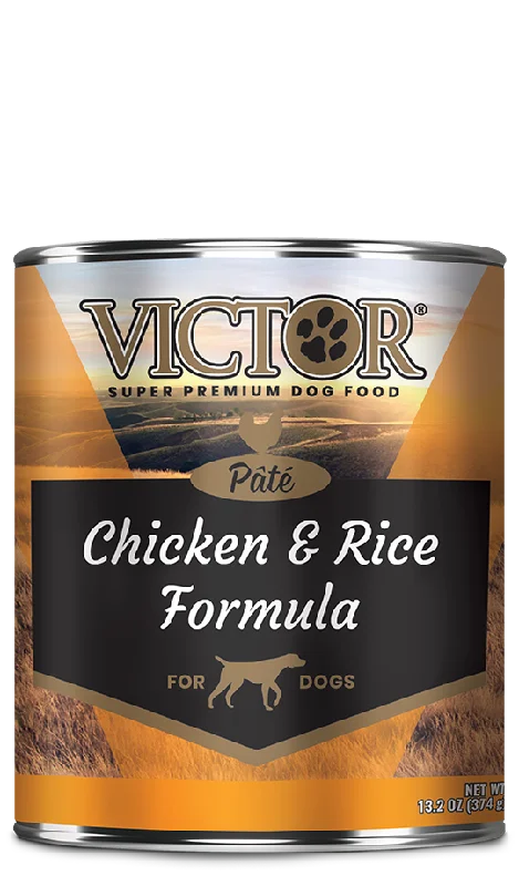 VICTOR Chicken & Rice¬†Formula P√¢t√© for Dogs