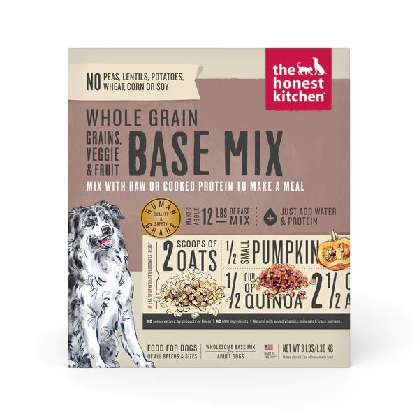 Whole Grain Veggie & Fruit Dehydrated Base Mix - Dry Dog Food - The Honest Kitchen