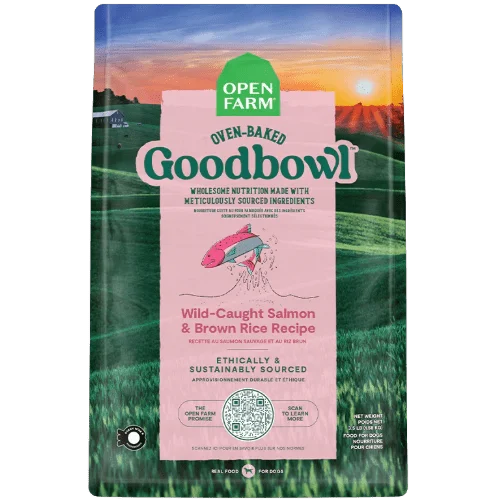 Wild-Caught Salmon & Brown Rice Recipe - GoodBowl - Dry Dog Food - Open Farm