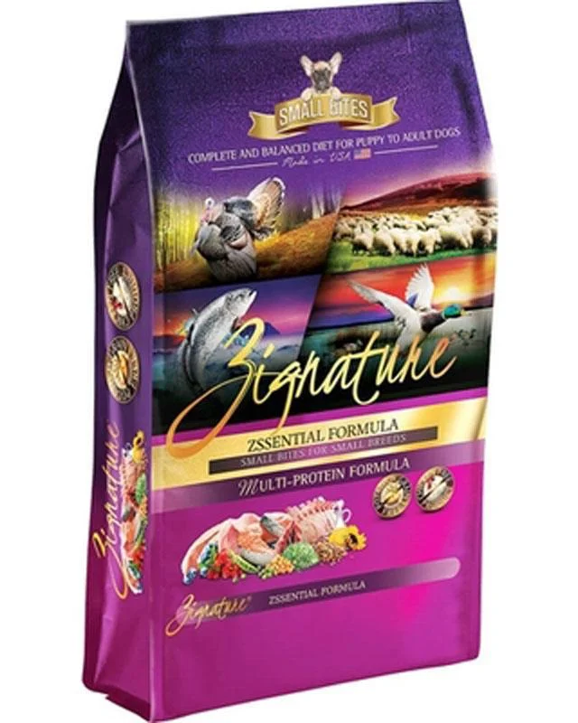 Zignature Zssential Formula Small Bites Grain Free 12.5lb