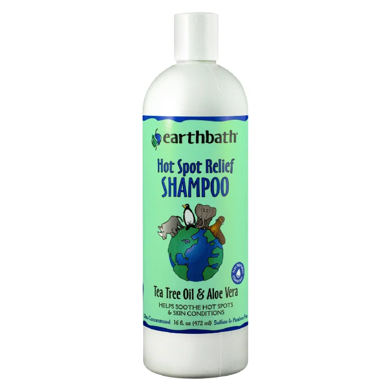 Dog & Cat Shampoo - Hot Spot Relief (Tea Tree & Aloe Vera) - 16 fl oz