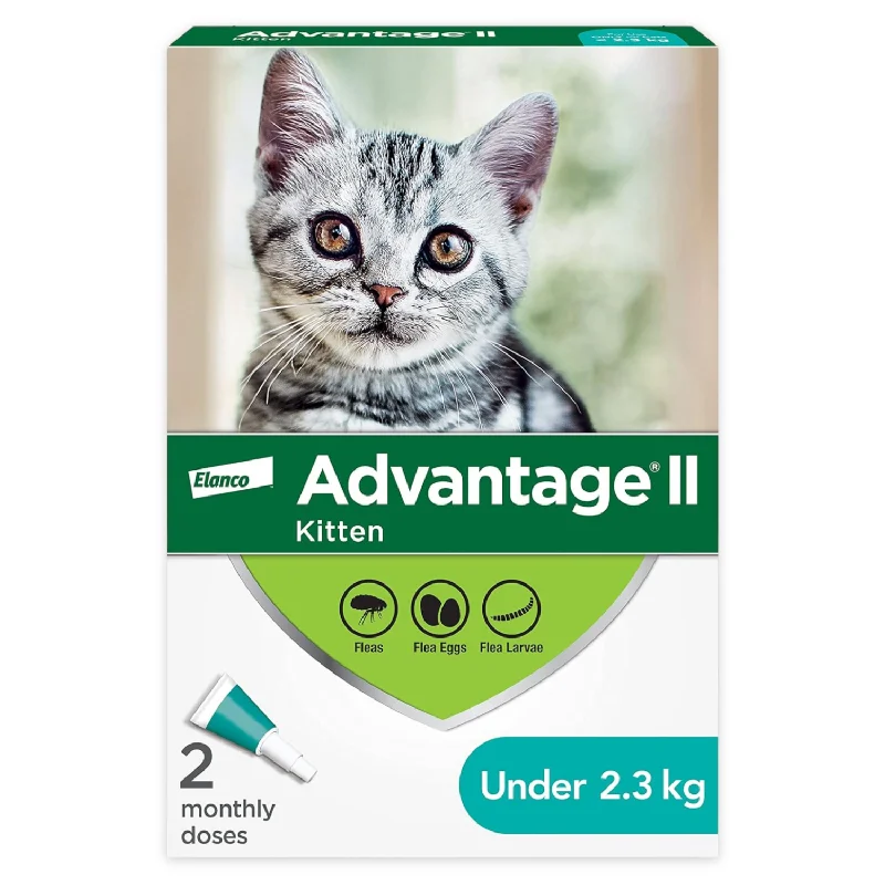 Advantage II, Vet-Recommended Flea Treatment & Prevention For Kittens (Under 2.3 kg)