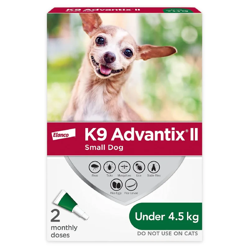 K9 Advantix II, Vet-Recommended Flea Treatment & Prevention For Small Dogs (Under 4.5 kg)