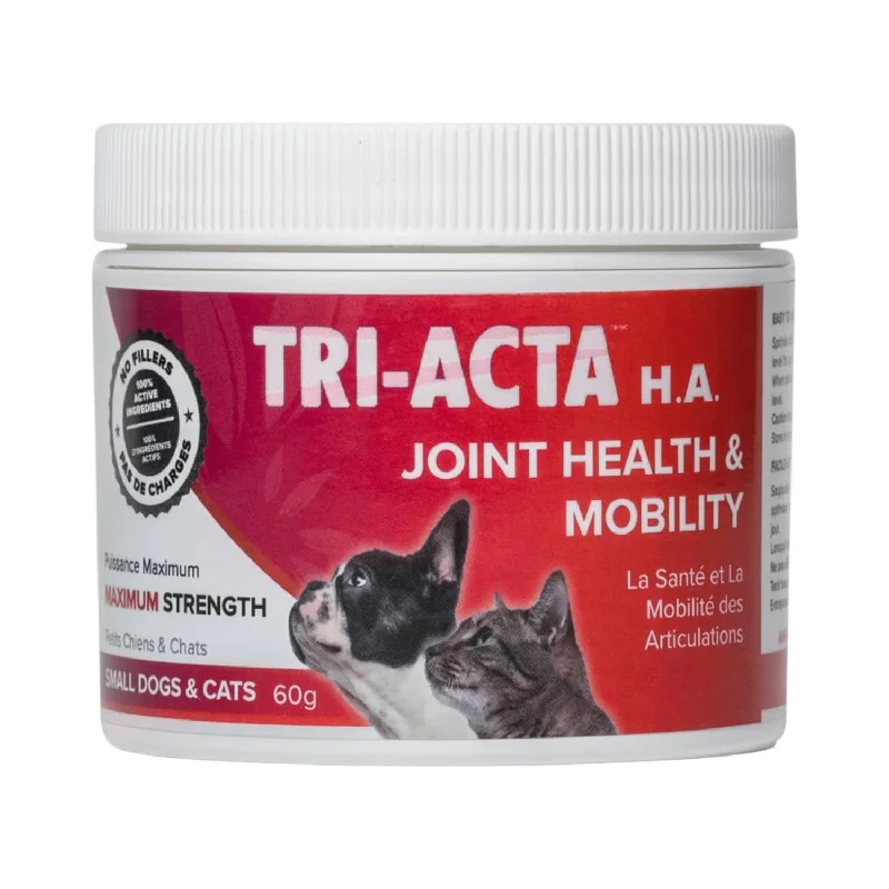 TRI-ACTA H.A. Joint Health & Mobility For Small Dogs & Cats, Medium Strength - 60 g